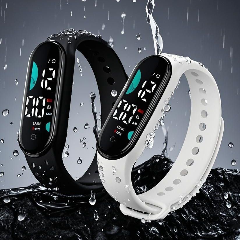 Women Accessories Display - LED Watch Waterproof Kids Watch Bracelet