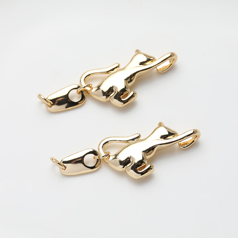 2PCS Dainty Animal Design Cat  - đánh giá và giá Charm Necklace Dainty
