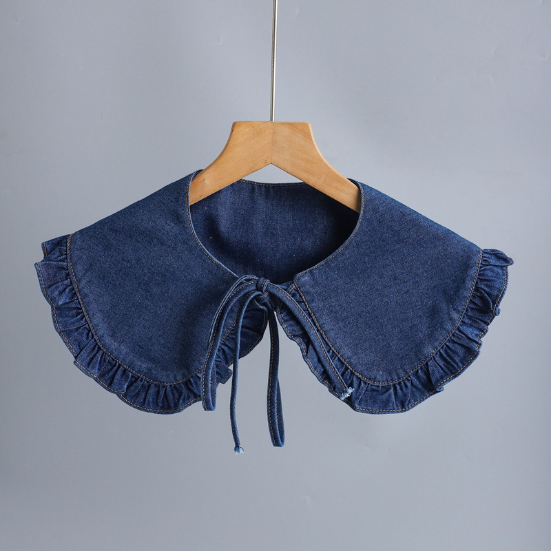 Fashion Denim Pleated Detachab - đánh giá và giá Woman Accessory