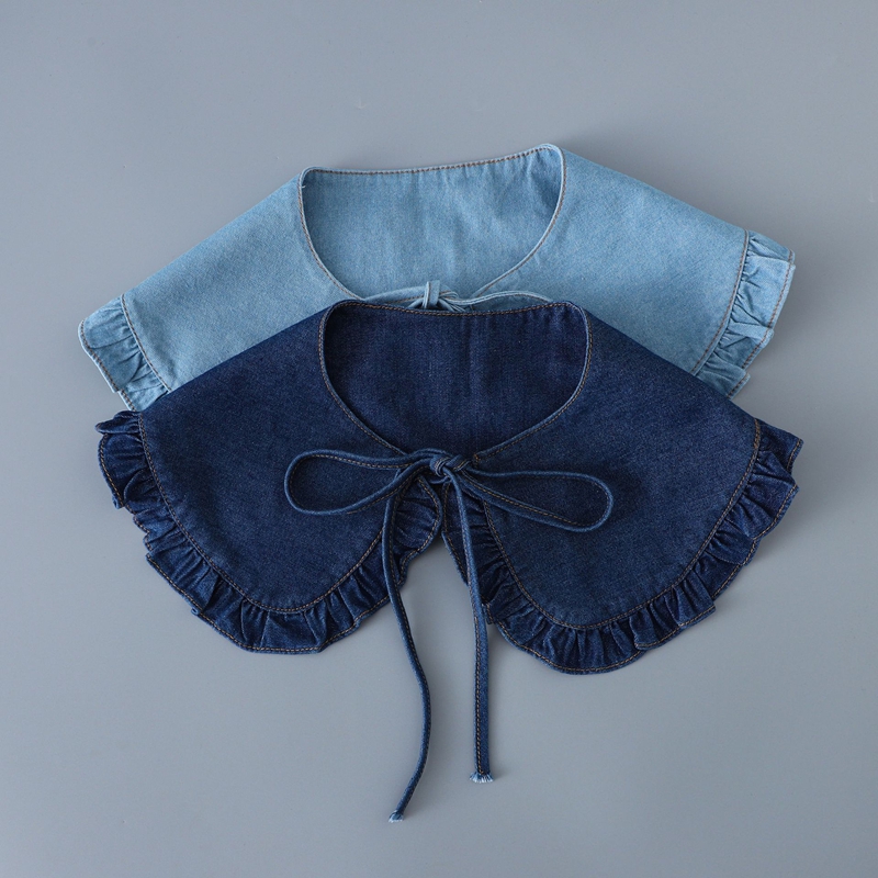 Fashion Denim Pleated Detachab - đánh giá và giá Woman Accessory