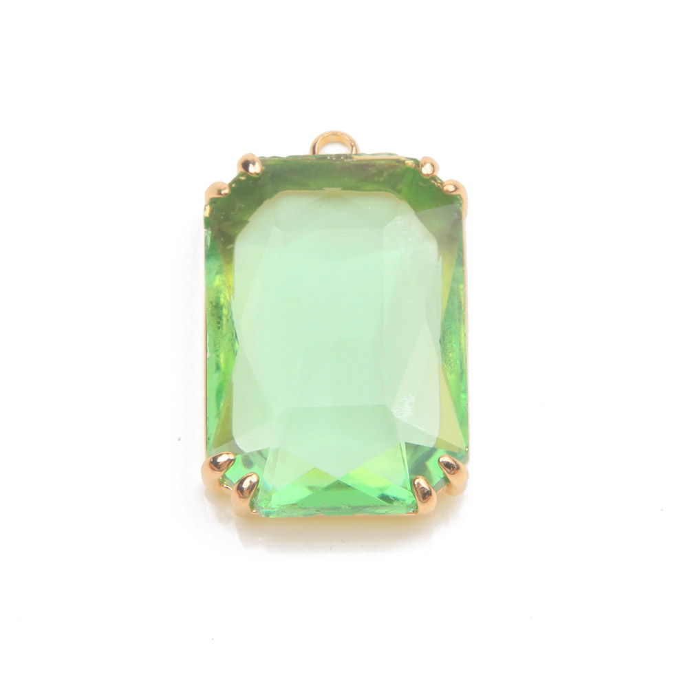 4PCS Dainty rectangle Faceted  - đánh giá và giá Charm Necklace Dainty