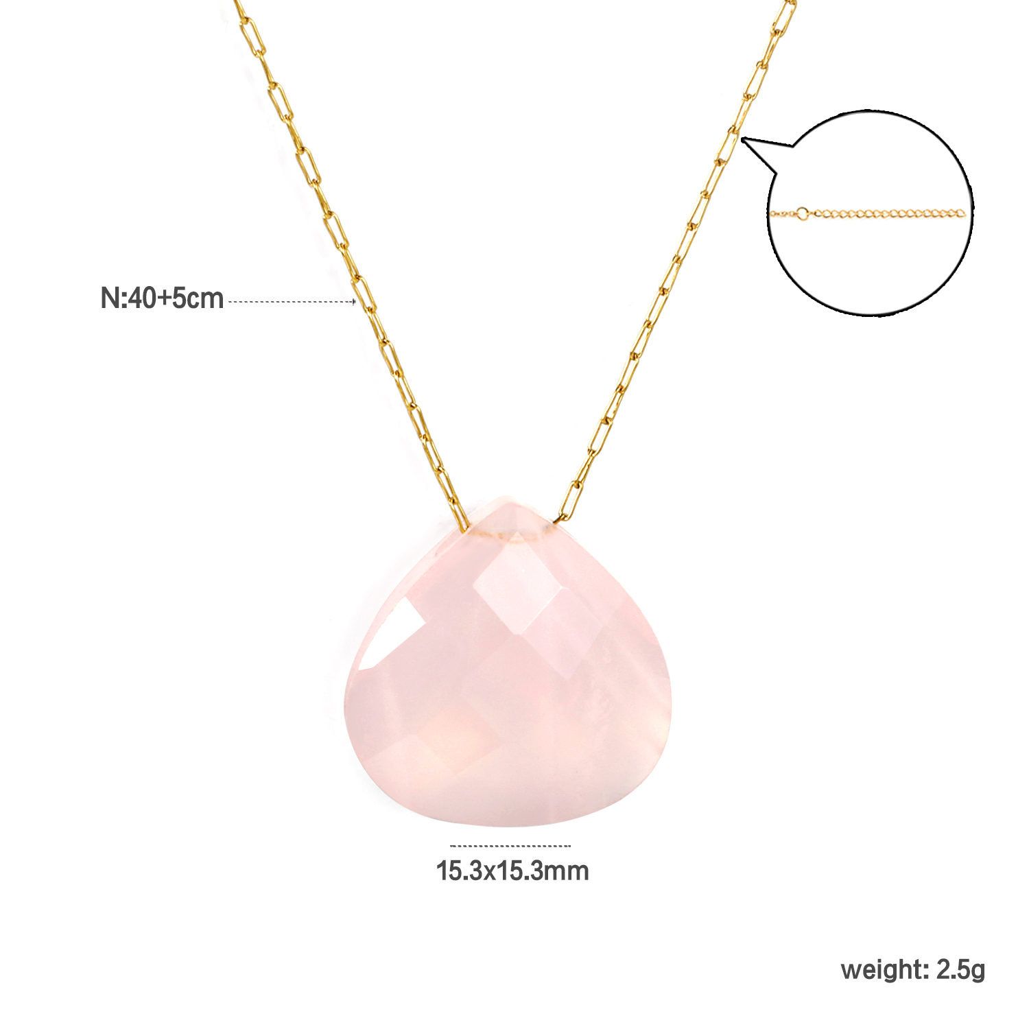 Vintage Natural Oval Gemstone  - đánh giá và giá Charm Necklace Dainty