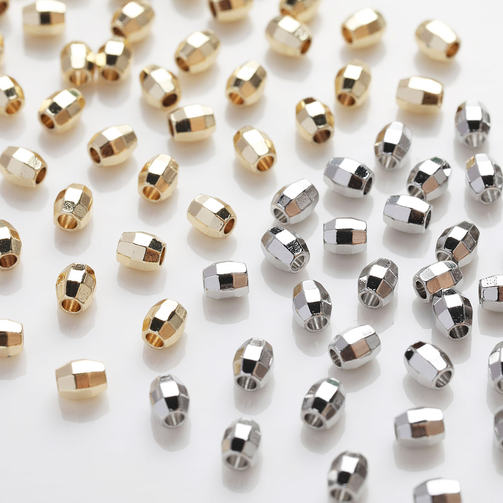 30PCS Dainty Oval Brass Beads  - đánh giá và giá Charm Necklace Dainty