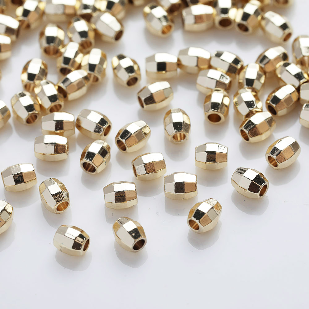 30PCS Dainty Oval Brass Beads  - đánh giá và giá Charm Necklace Dainty