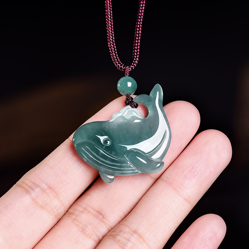 Natural Burmese Jadeite Whale  - đánh giá và giá Woman Accessory