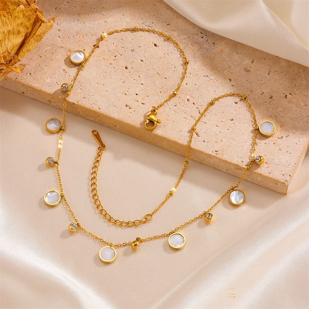 Dainty 18K Gold Plated Stainle - đánh giá và giá Charm Necklace Dainty