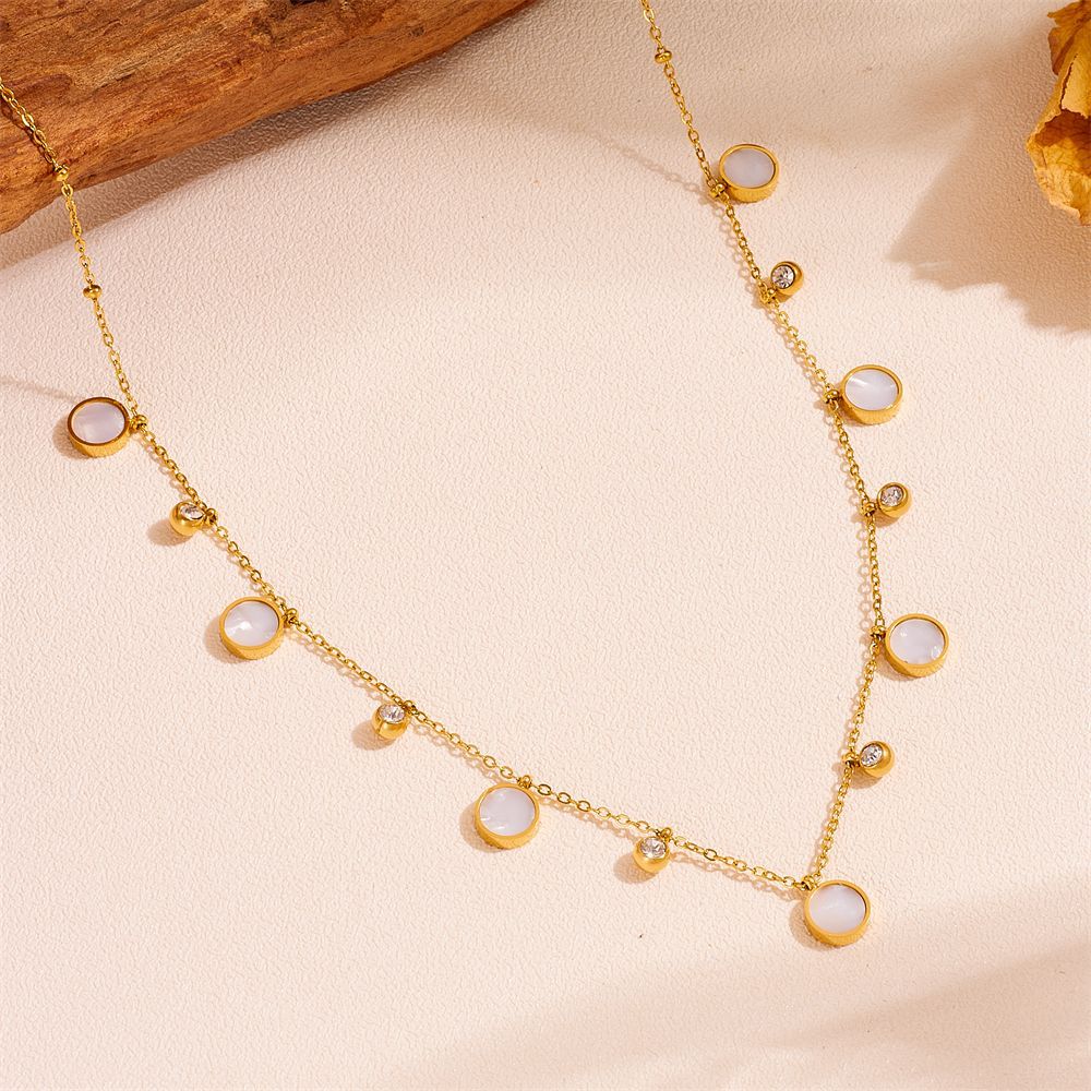 Dainty 18K Gold Plated Stainle - đánh giá và giá Charm Necklace Dainty