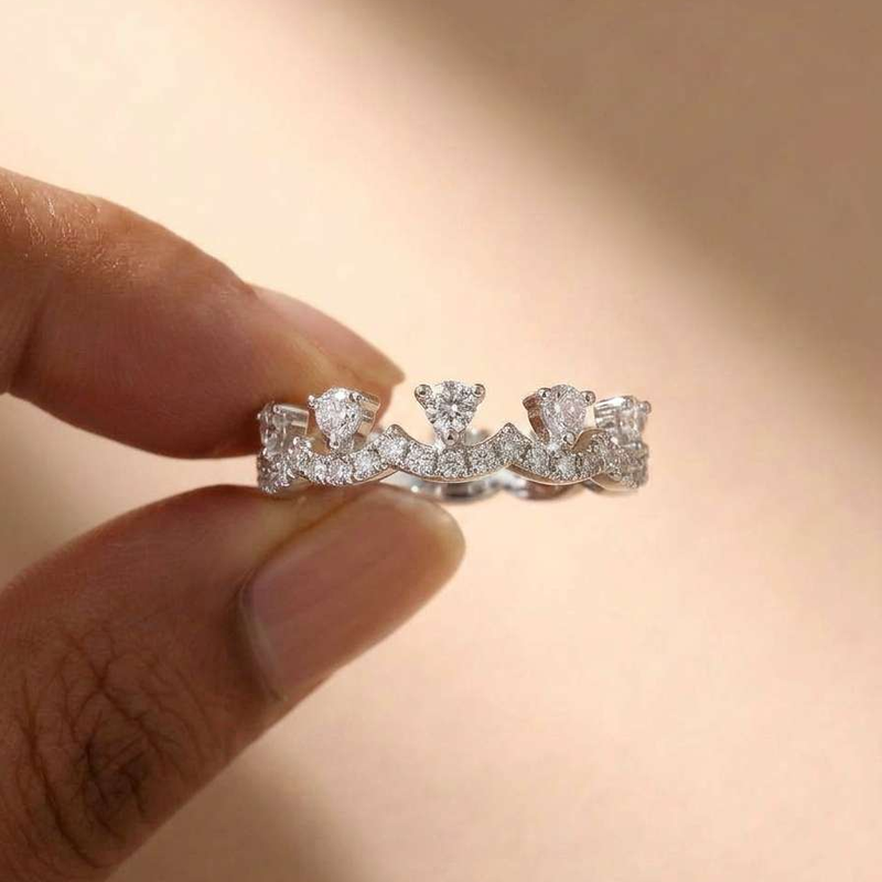 925 Sterling Silver Crown Zirc - đánh giá và giá Women'S Accessories Jewelry Sale