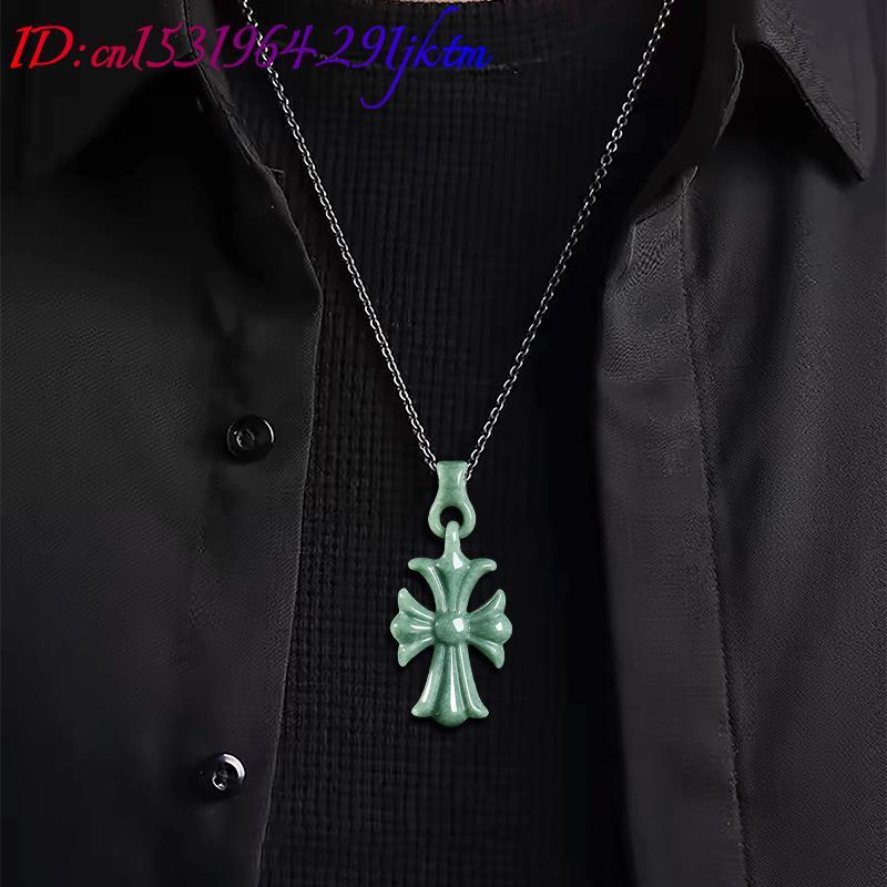 Natural Burmese Jadeite Cross  - đánh giá và giá Woman Accessory