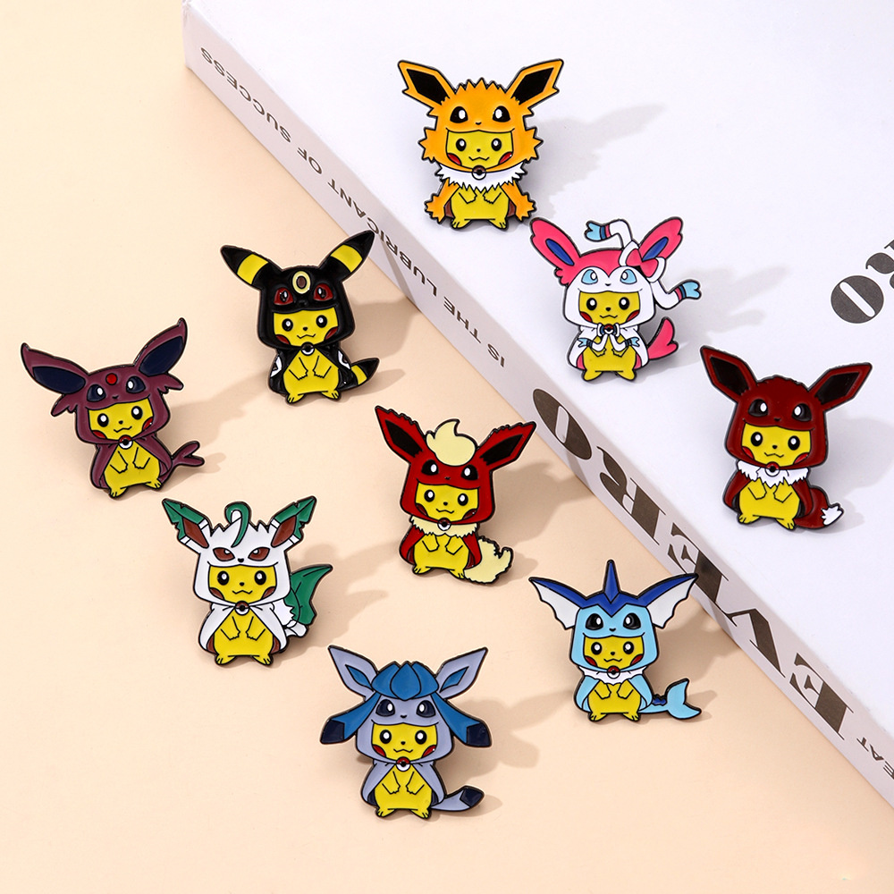 9Pcs Anime Pokemon Lapel Pins  - đánh giá và giá Women'S Accessories Jewelry Sale