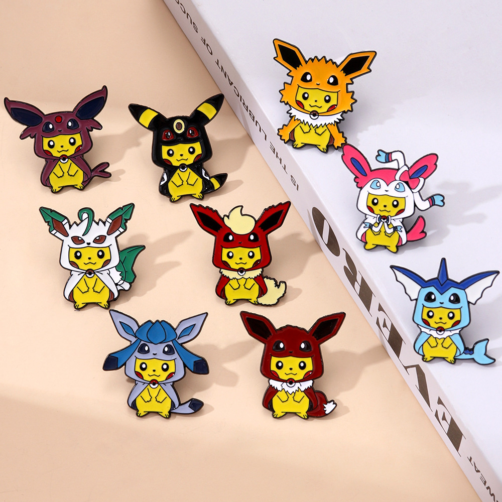 9Pcs Anime Pokemon Lapel Pins  - đánh giá và giá Women'S Accessories Jewelry Sale