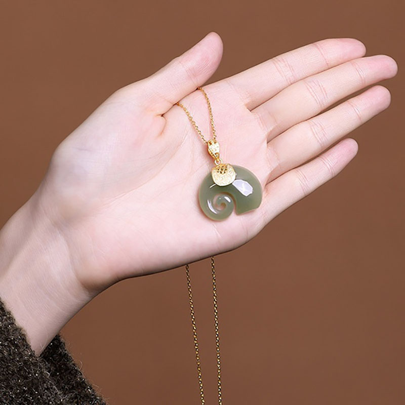 Boutique Natural Stone Hetian  - đánh giá và giá Charm Necklace Dainty