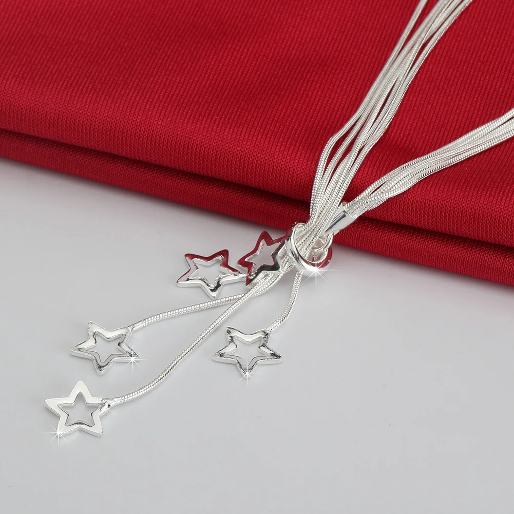 45cm Hot sale 925 Sterling Sil - đánh giá và giá Women'S Accessories Jewelry Sale