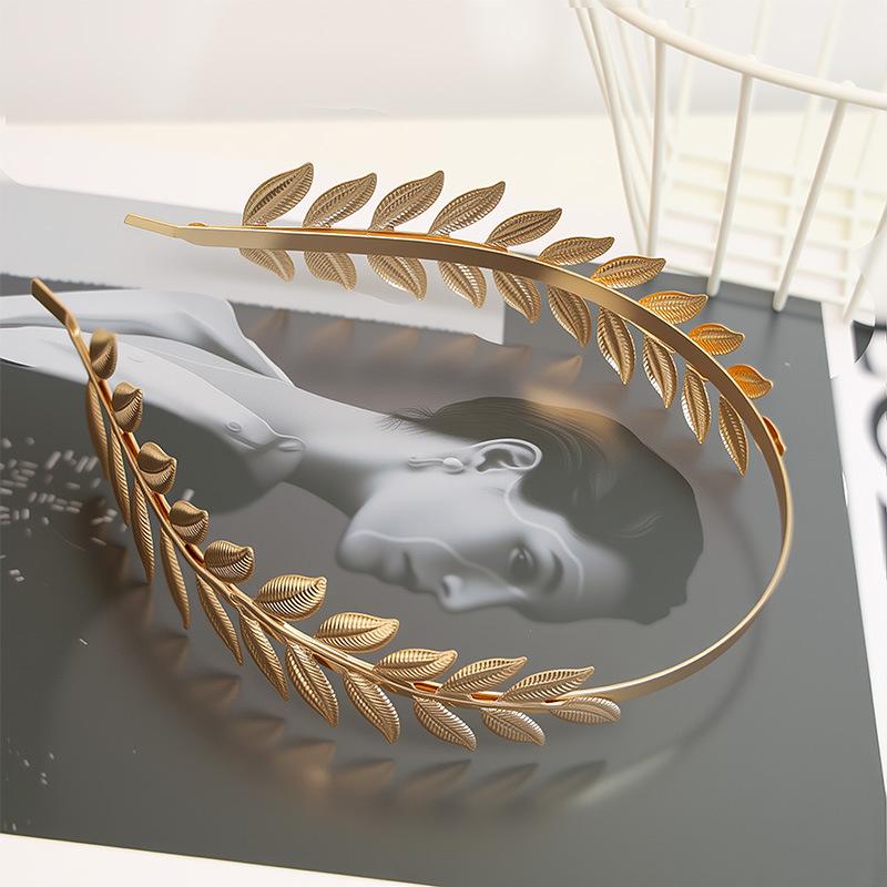 【B】Retro Gold Color Leaf Headb - đánh giá và giá Women'S Wedding Accessories